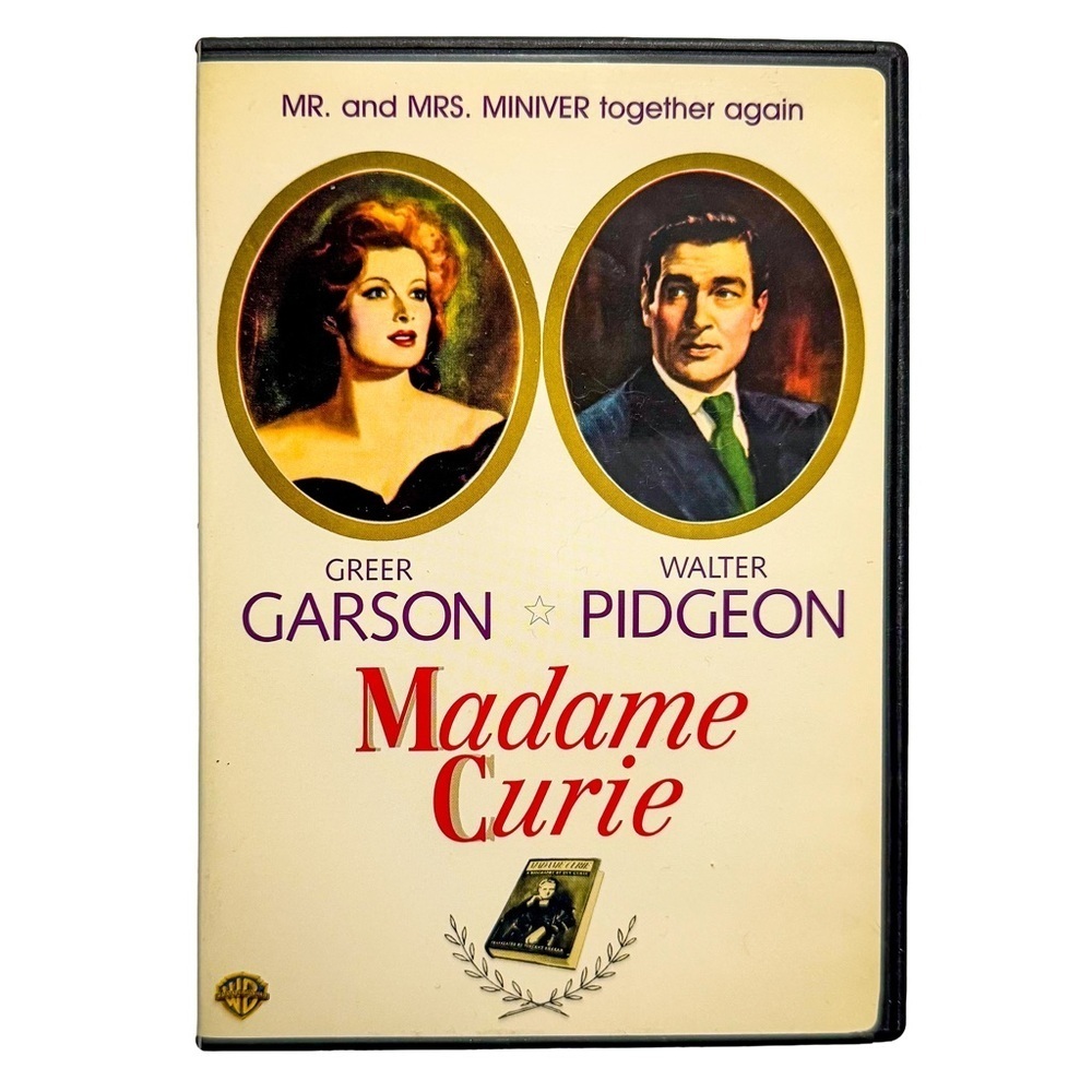 Madame Curie‎ DVD 1943 Greer Garson Walter Pidgeon Classic Drama Biopic Movie